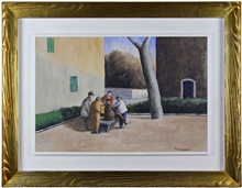 Immagine Amici alla panchina